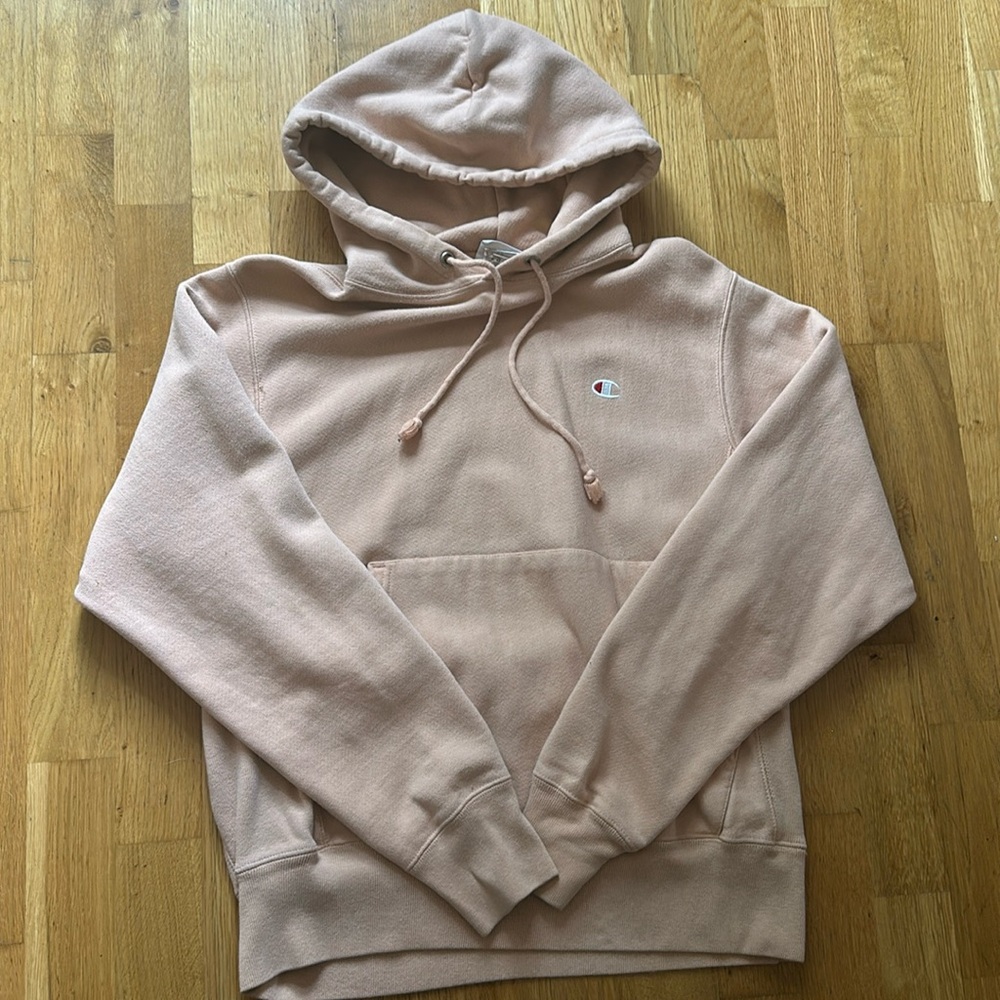 Peach Pink Reverse Weave Champion Sweatshirt